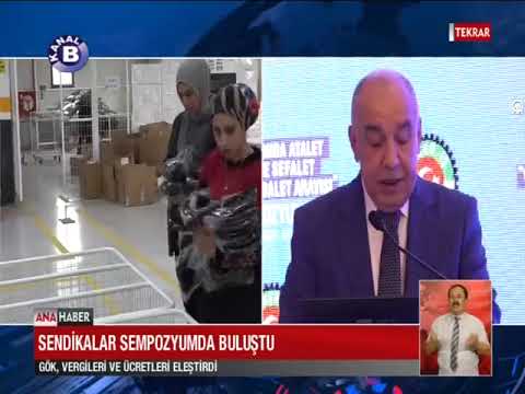 Şeker-İş Sendikası Enflasyonda Atalet, Ücrette Sefalet “Vergide Adalet Arayışı" Sempozyumu