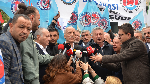 TÜRK-İŞ Hazine ve Maliye Bakanlığı'nın Önünde Kitlesel Basın Açıklaması Yaptı 