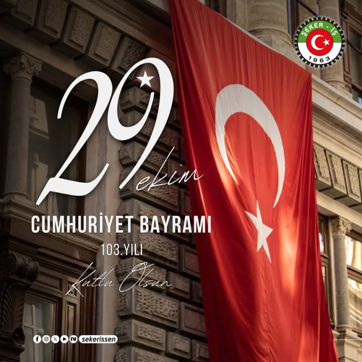 29 EKİM CUMHURİYET BAYRAMIMIZ KUTLU OLSUN!

Milletimizin bağımsızlık iradesinin, milli egemenliğinin ve aydınlık yarınl…