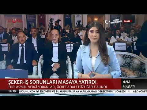Şeker-İş Sendikası Enflasyonda Atalet, Ücrette Sefalet “Vergide Adalet Arayışı" Sempozyumu