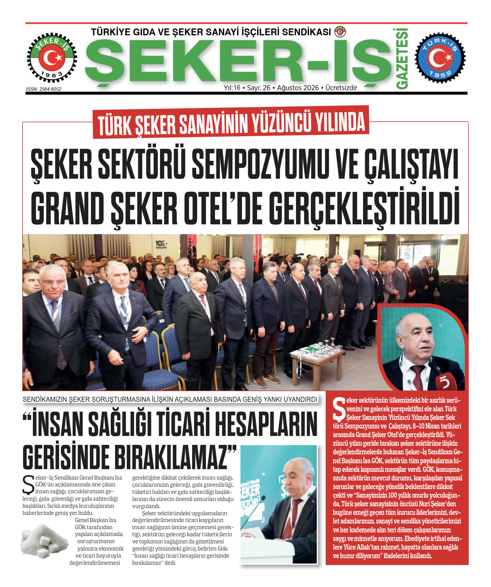 Şeker Gazete Sayı:26