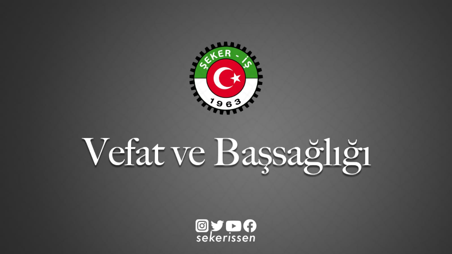 Pancar Ekicileri Kooperatifleri Birliği’nde Uzun Yıllardır Görev Yapan Turgut Ağırnaslıgil’in Vefat Etmesi Bizleri Derinden Üzmüştür...