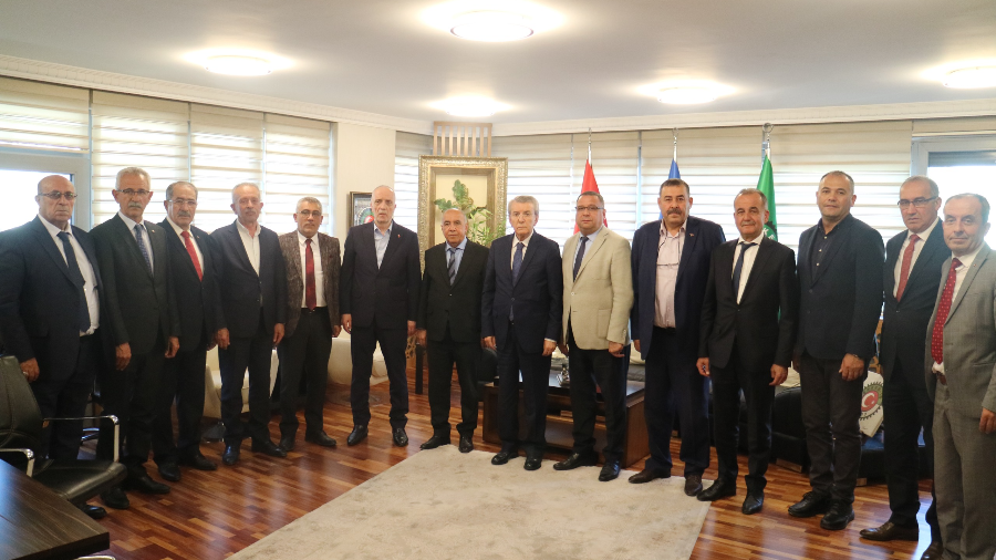 TÜRK-İŞ Genel Başkanı Ergün Atalay’dan Şeker-İş Genel Başkanı İsa Gök’e Hayırlı Olsun Ziyareti