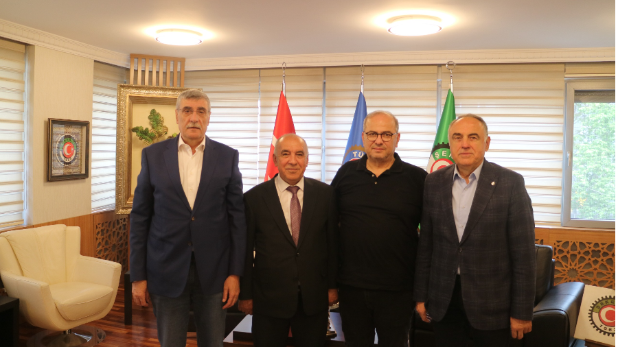 Tarım-İş Sendikası Genel Başkanı İlhami Polat'tan Şeker-İş Genel Başkanı İsa Gök'e Hayırlı Olsun Ziyareti